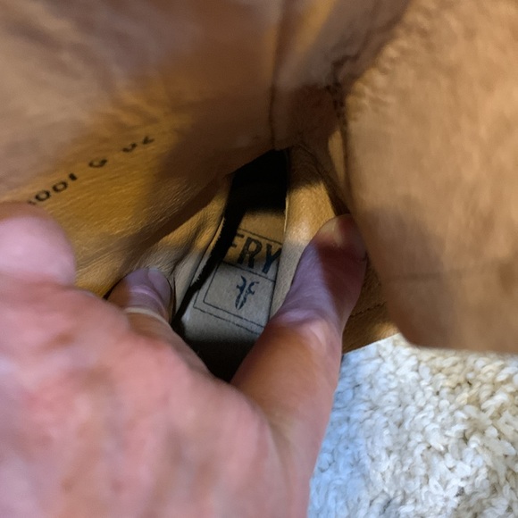 Black moto boot Frye combat lace up - Picture 16 of 16